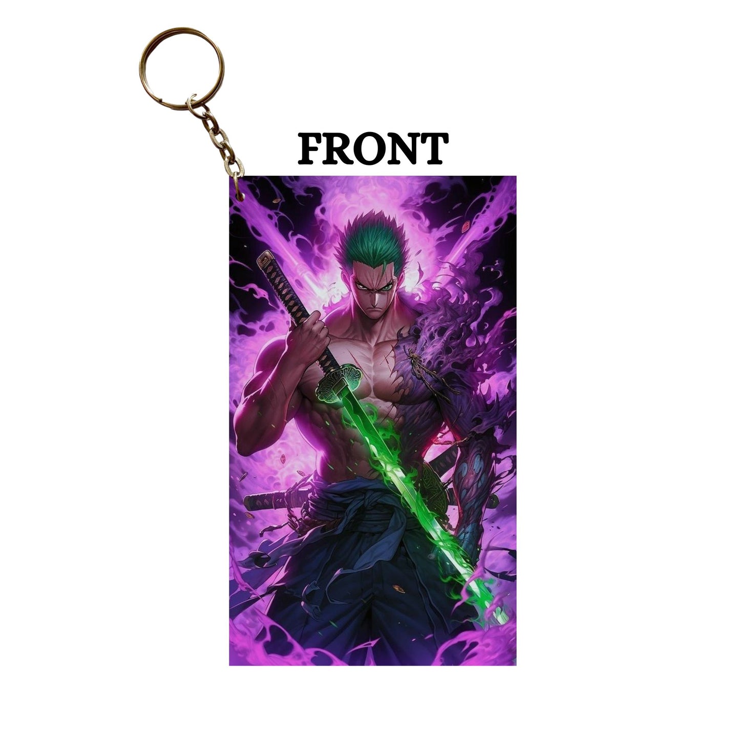 One Piece ZORO Anime Keychain