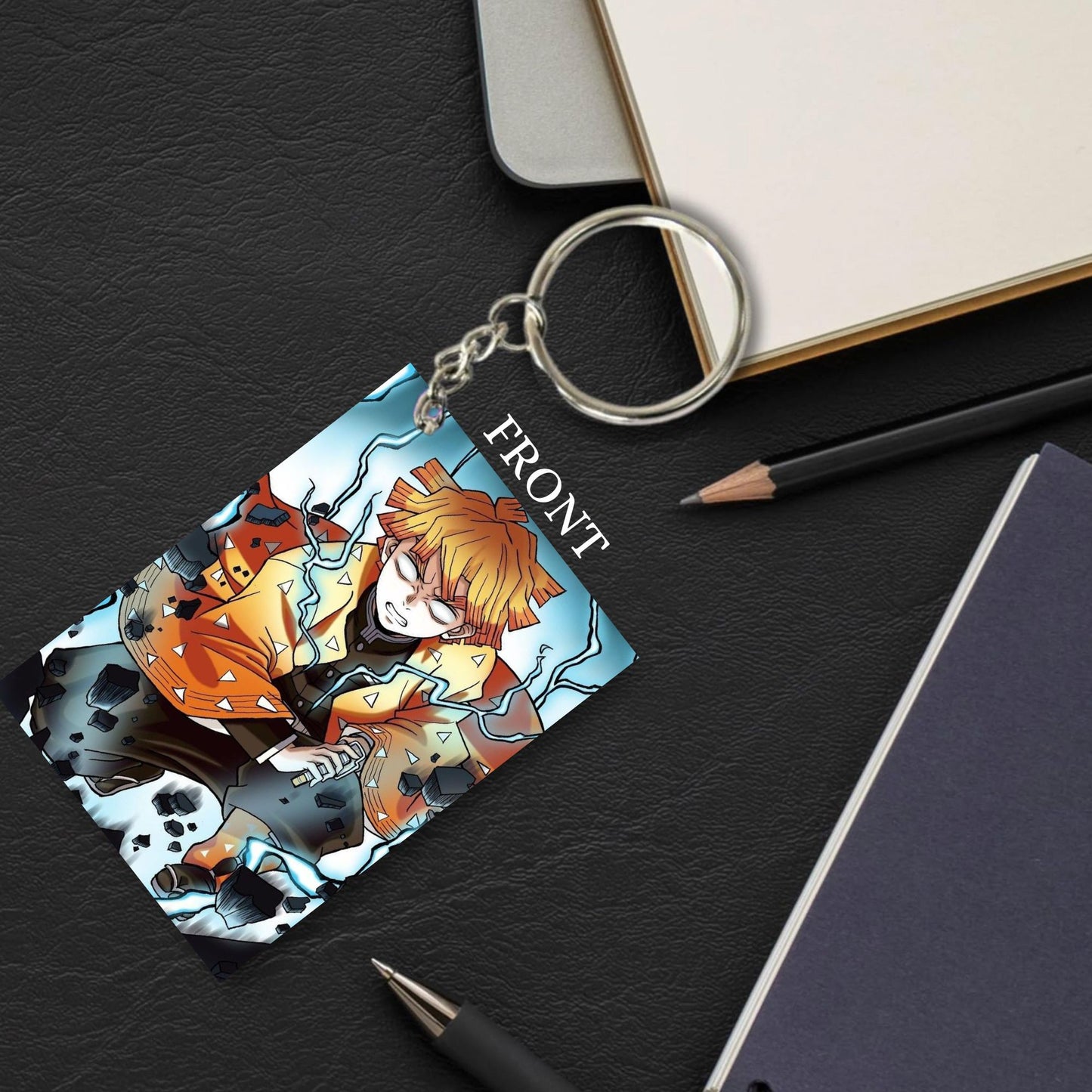 Demon Slayer Anime Unique Style 4 pcs Combo Keychain