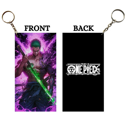 One Piece ZORO Anime Keychain