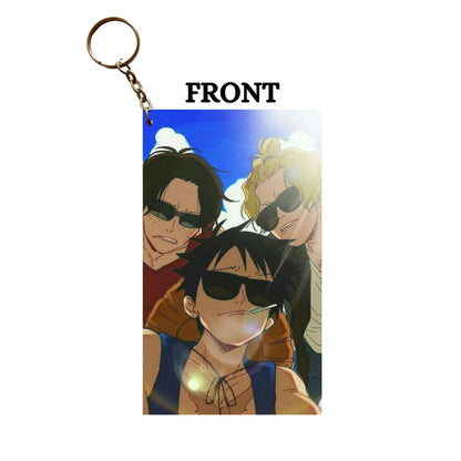 One Piece LUFFY COOL PICTURES Anime Keychain