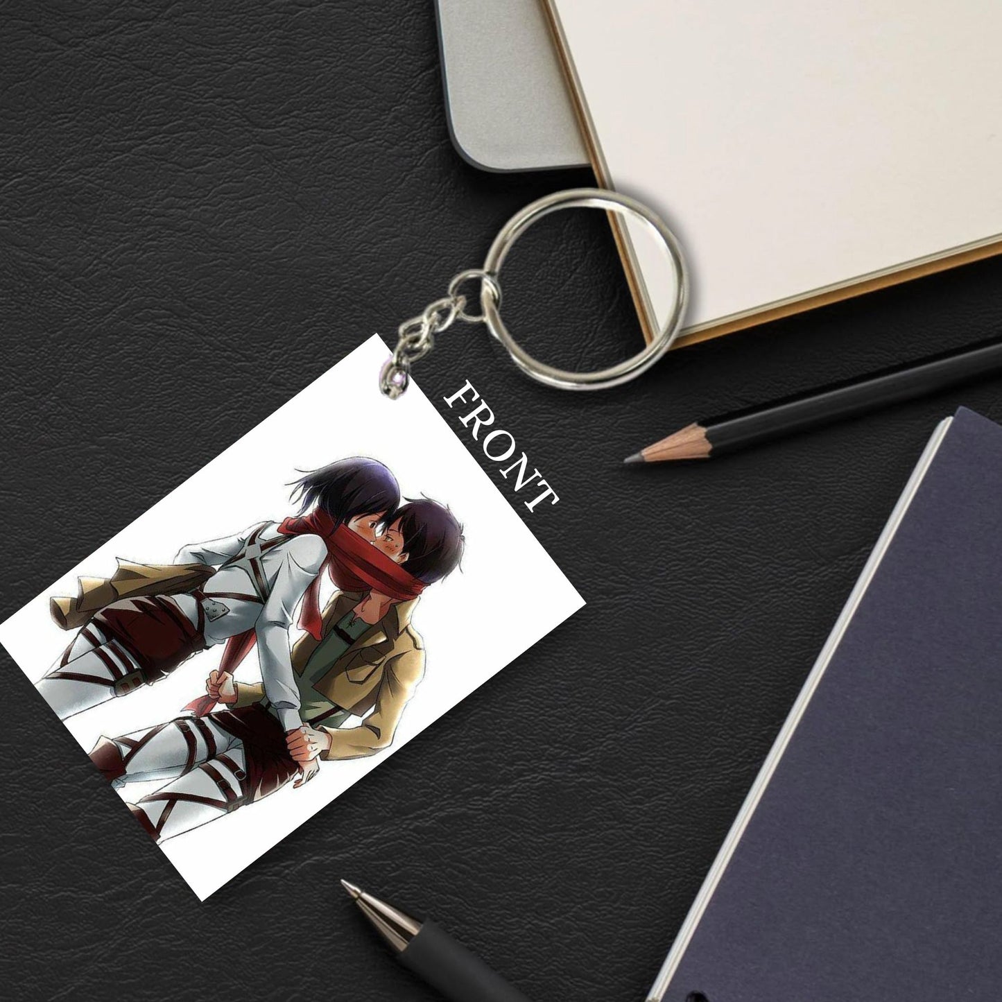 ATTACK ON TITAN Anime Unique Style 4 pcs Combo Keychain