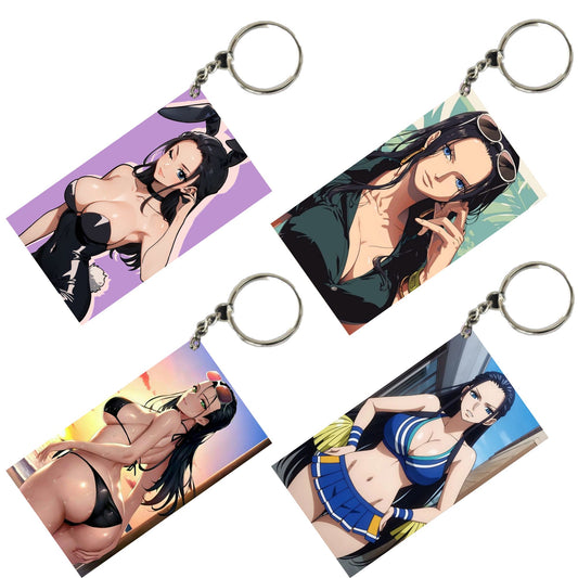 HENTAI Anime Unique Style 4 pcs Combo Keychain