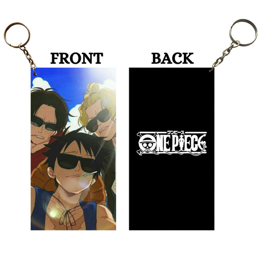 One Piece LUFFY COOL PICTURES Anime Keychain