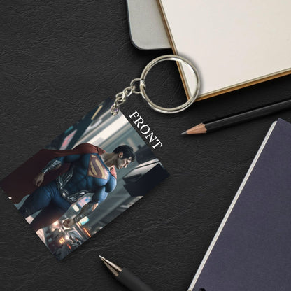 DC Unique Style 4 pcs Combo Keychain