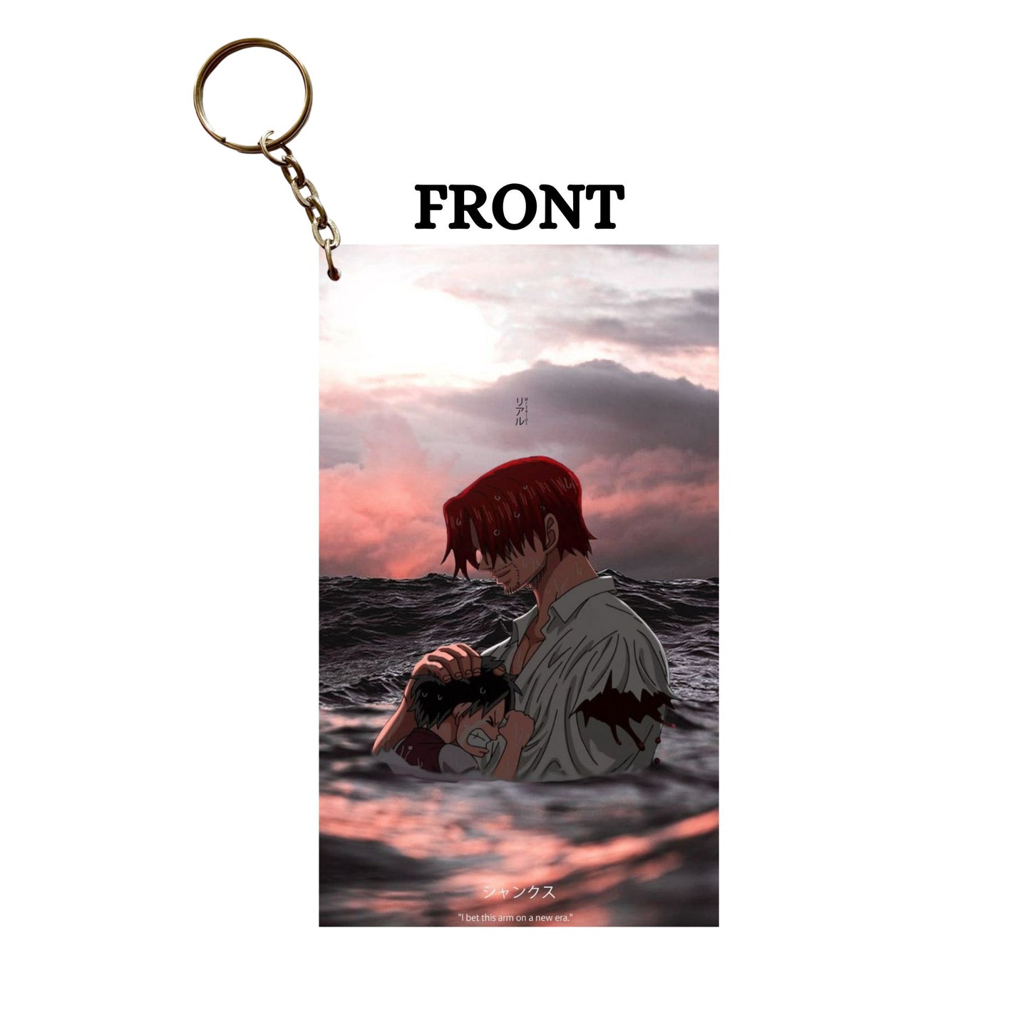 One Piece SHANKS Anime Keychain