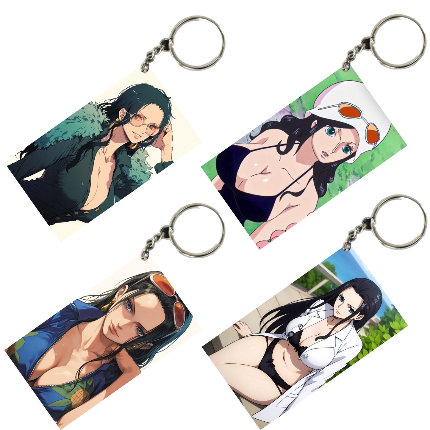 HENTAI Anime Unique Style 4 pcs Combo Keychain