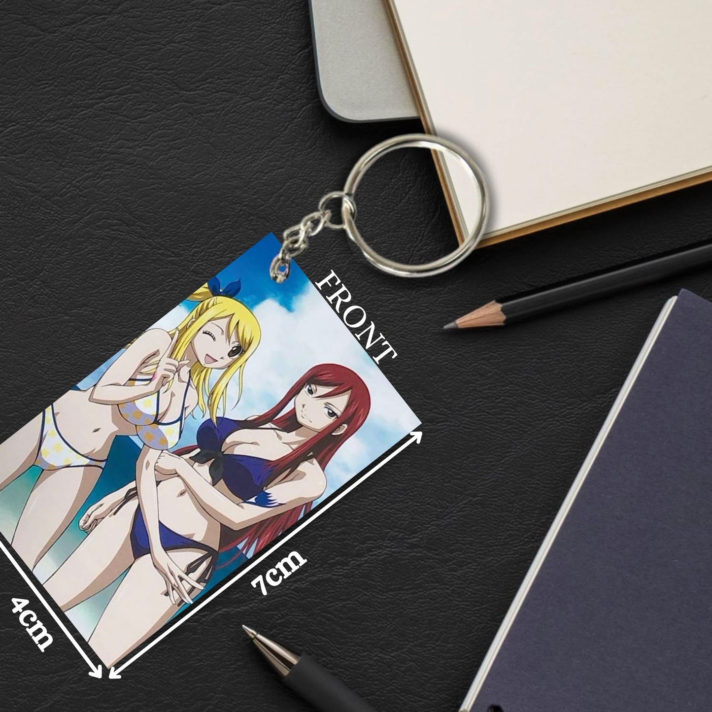 HENTAI Anime Unique Style 4 pcs Combo Keychain