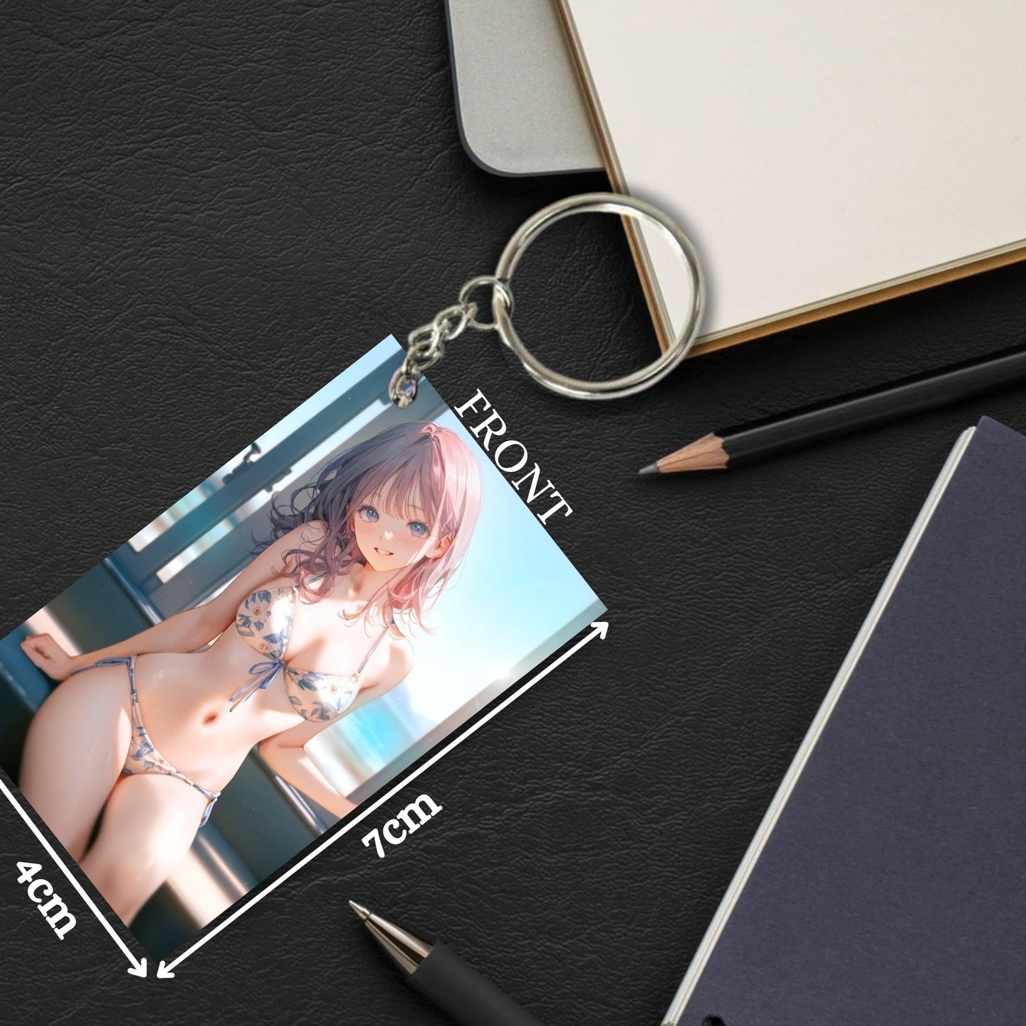 HENTAI Anime Unique Style 4 pcs Combo Keychain