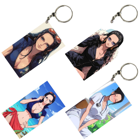 HENTAI Anime Unique Style 4 pcs Combo Keychain