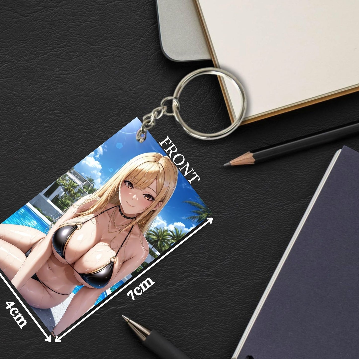 HENTAI Anime Unique Style 4 pcs Combo Keychain