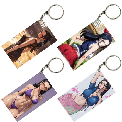 HENTAI Anime Unique Style 4 pcs Combo Keychain