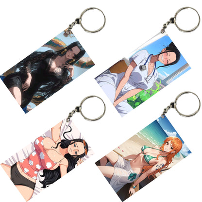 HENTAI Anime Unique Style 4 pcs Combo Keychain