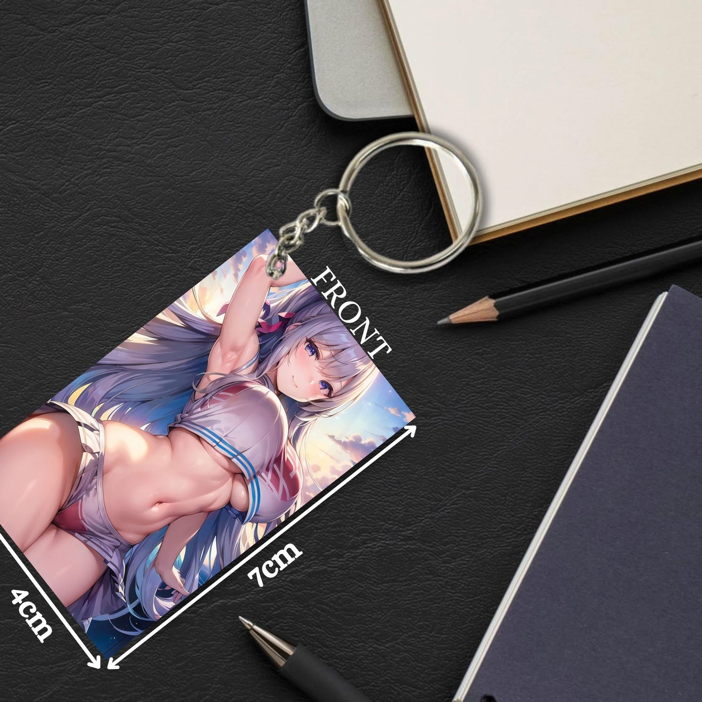 HENTAI Anime Unique Style 4 pcs Combo Keychain