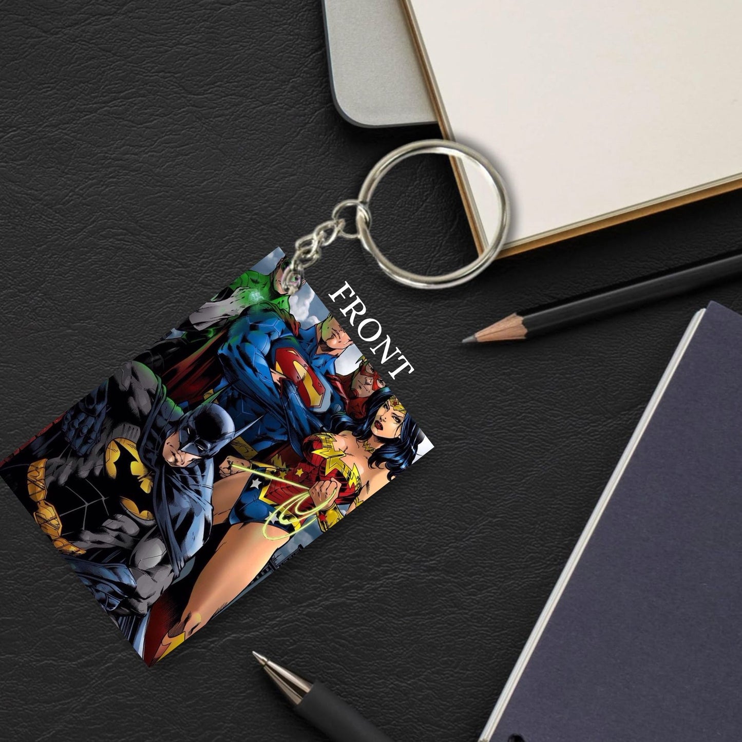 DC Unique Style 4 pcs Combo Keychain