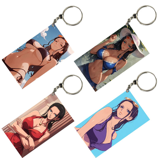 HENTAI Anime Unique Style 4 pcs Combo Keychain