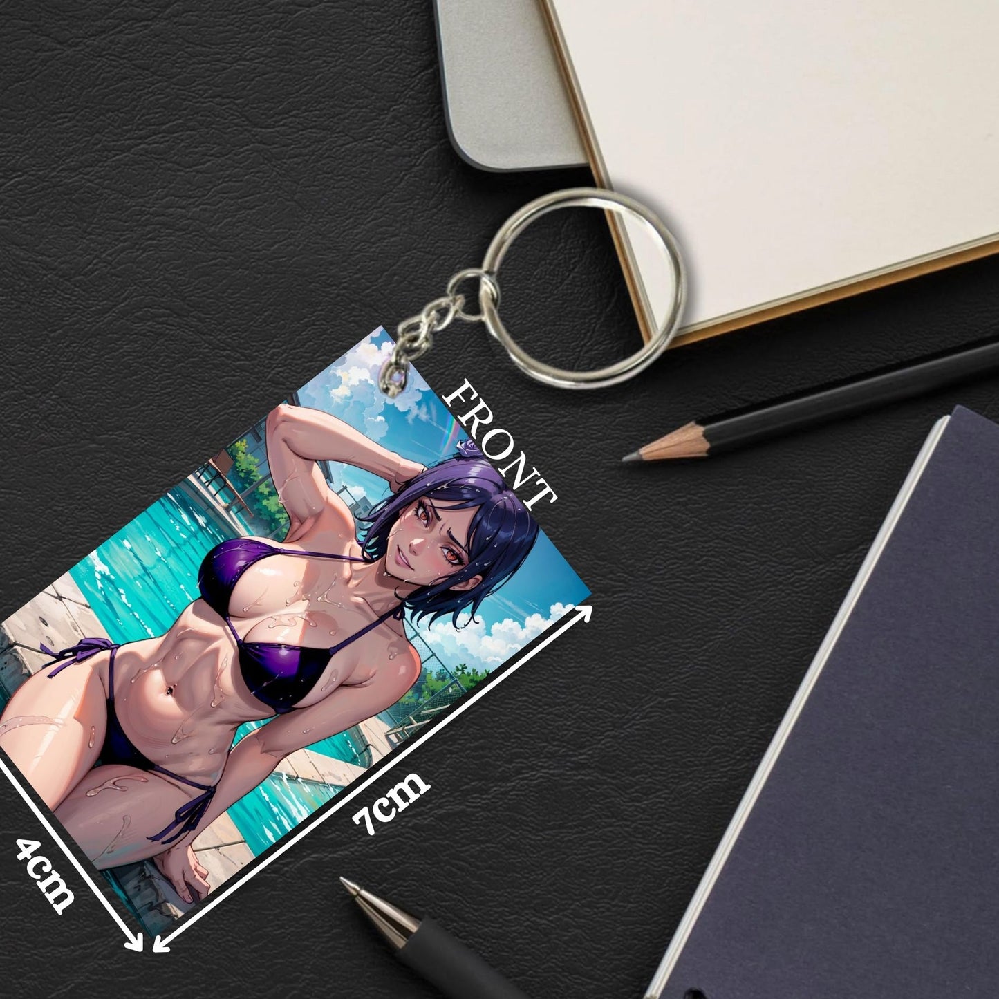 HENTAI Anime Unique Style 4 pcs Combo Keychain