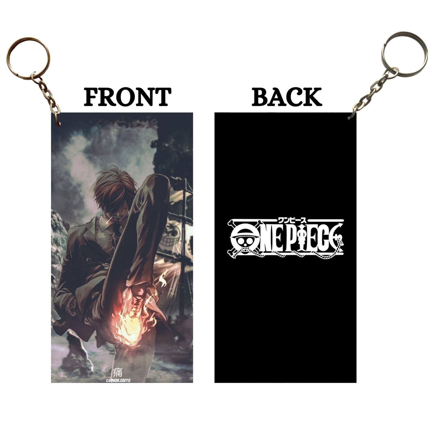 One Piece SANJI Anime Keychain