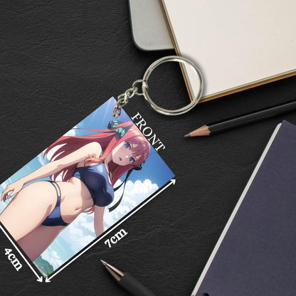 HENTAI Anime Unique Style 4 pcs Combo Keychain