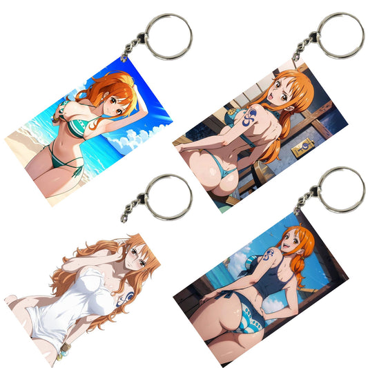 HENTAI Anime Unique Style 4 pcs Combo Keychain