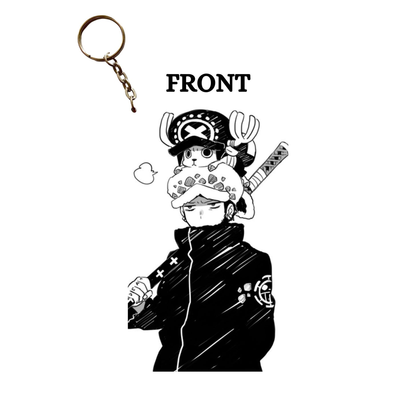 One Piece LAW Anime Keychain