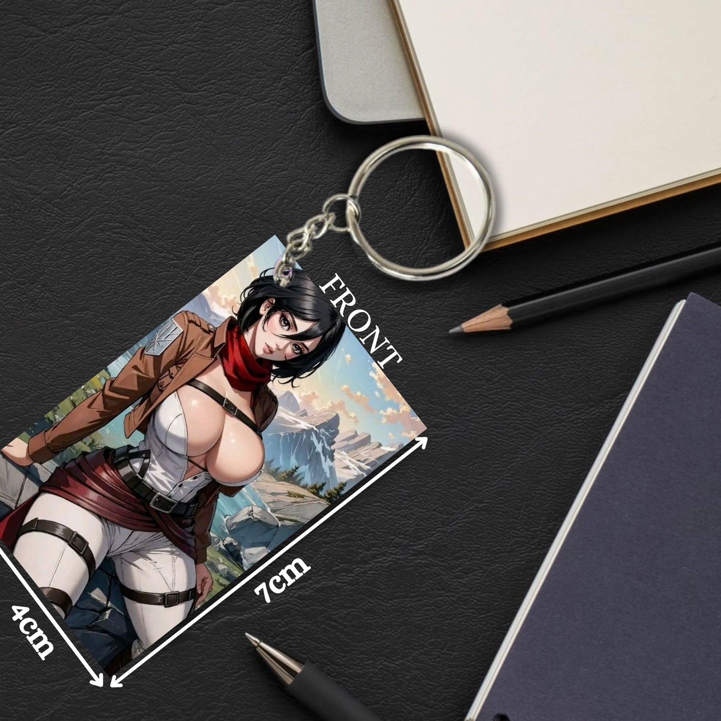 HENTAI Anime Unique Style 4 pcs Combo Keychain