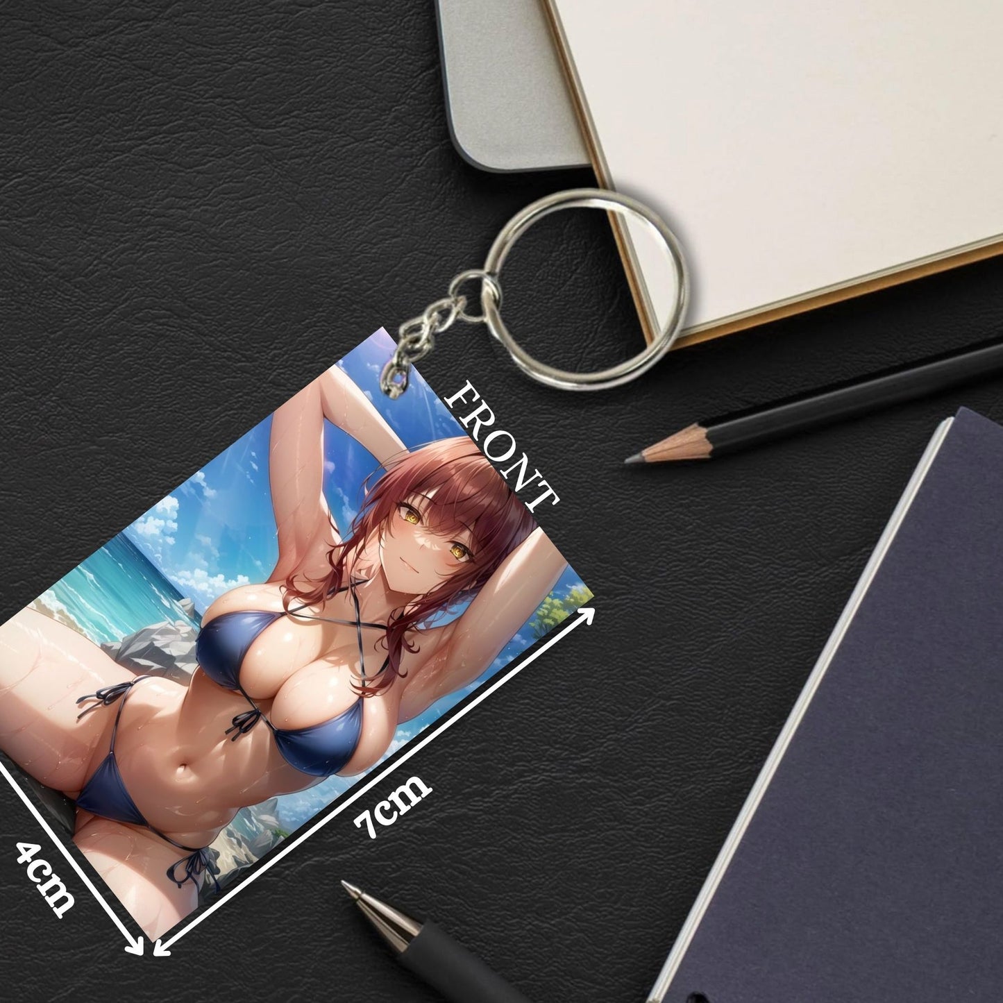 HENTAI Anime Unique Style 4 pcs Combo Keychain