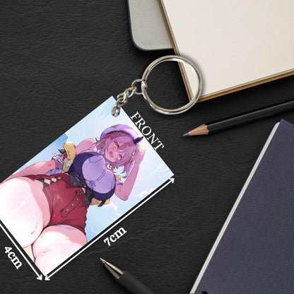 HENTAI Anime Unique Style 4 pcs Combo Keychain