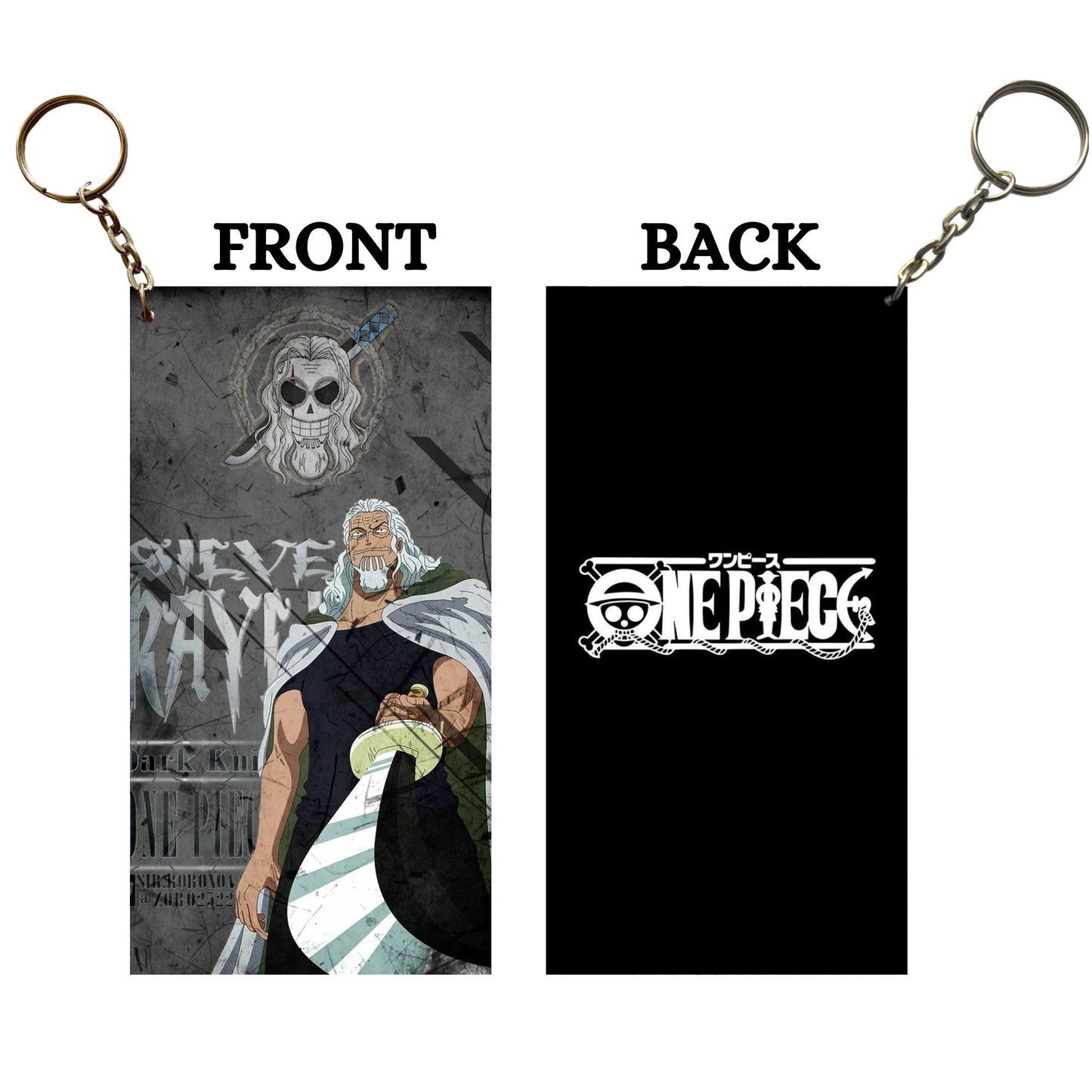 One Piece RAYLEIGH Anime Keychain