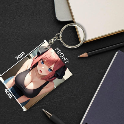 HENTAI Anime Unique Style 4 pcs Combo Keychain