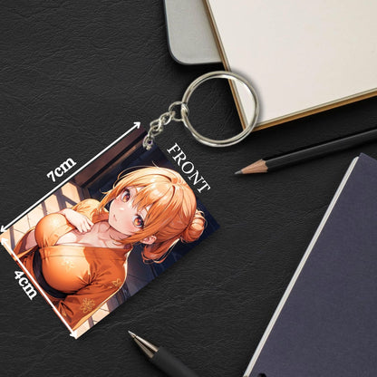 HENTAI Anime Unique Style 4 pcs Combo Keychain