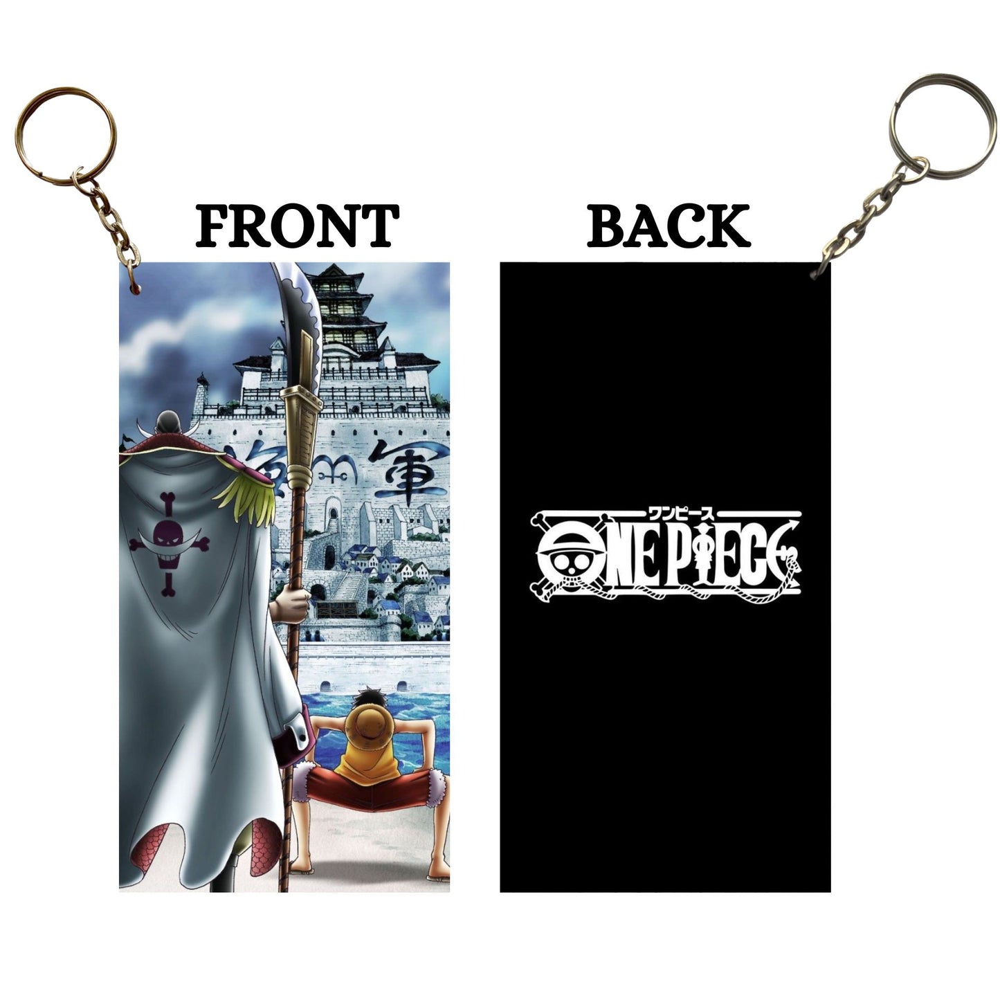 One Piece WHITEBEARD Anime Keychain