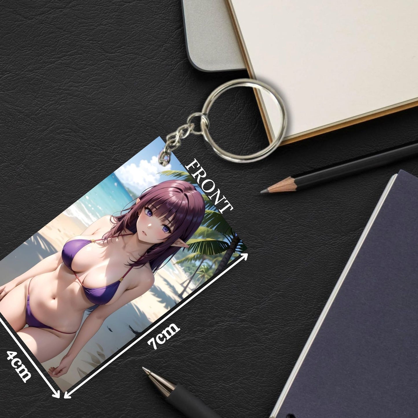 HENTAI Anime Unique Style 4 pcs Combo Keychain