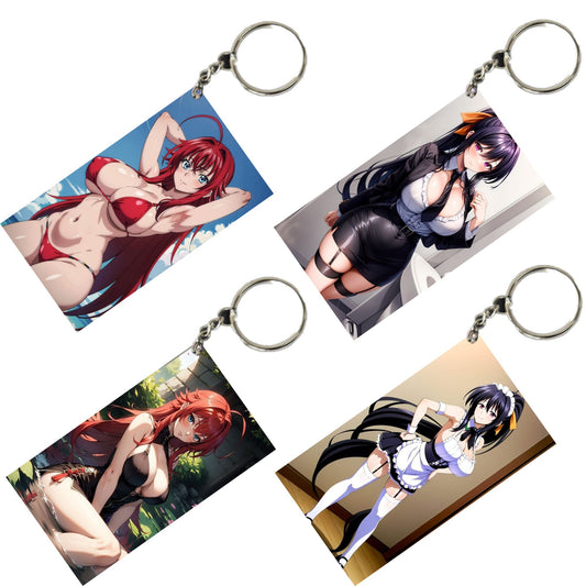 HENTAI Anime Unique Style 4 pcs Combo Keychain