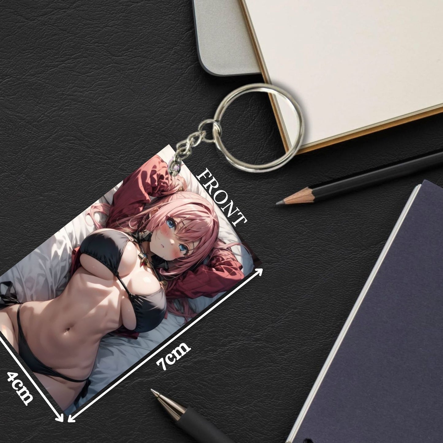 HENTAI Anime Unique Style 4 pcs Combo Keychain