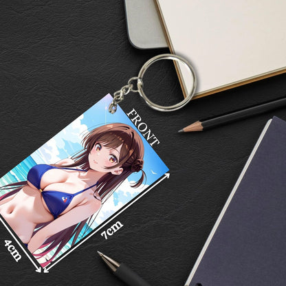 HENTAI Anime Unique Style 4 pcs Combo Keychain