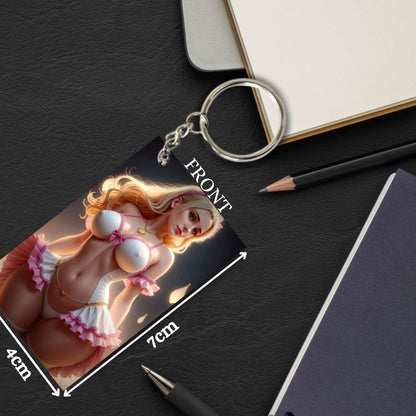 HENTAI Anime Unique Style 4 pcs Combo Keychain