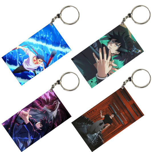 JUJUTSU KAISEN Anime Unique Style 4 pcs Combo Keychain