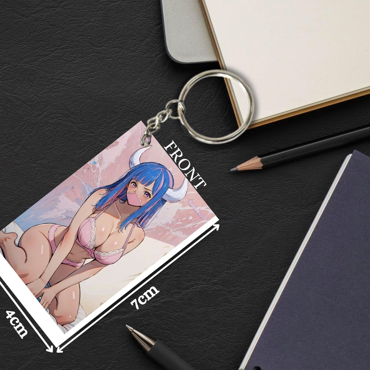 HENTAI Anime Unique Style 4 pcs Combo Keychain