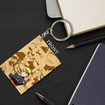 NARUTO Anime Unique Style 4 pcs Combo Keychain