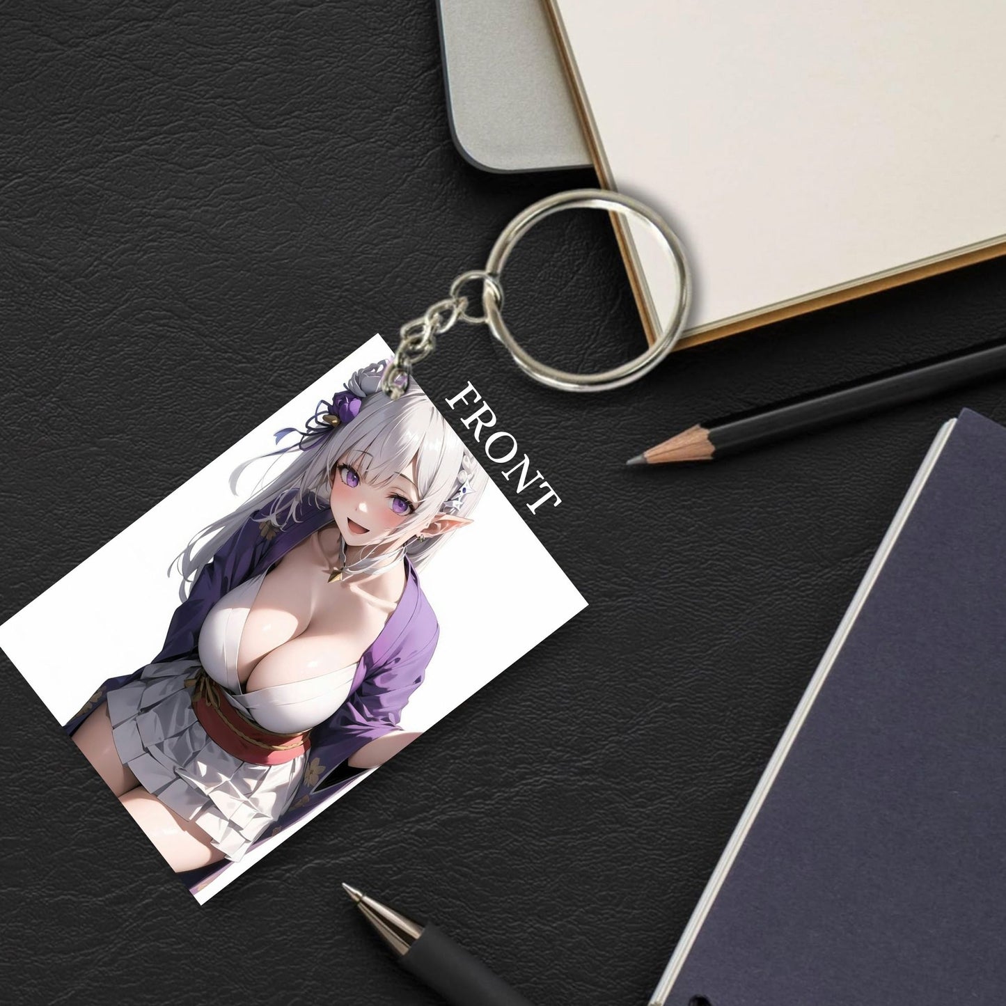 HENTAI Anime Unique Style 4 pcs Combo Keychain