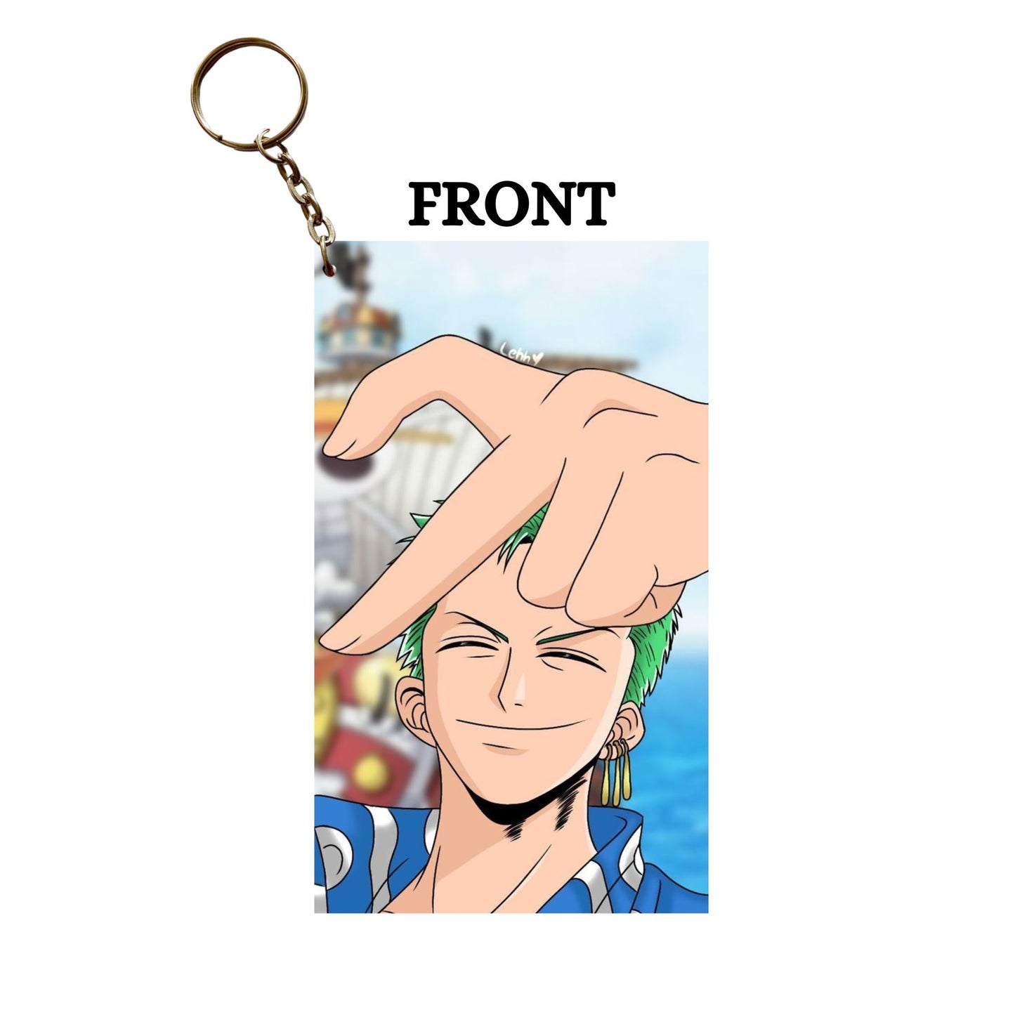 One Piece ZORO Anime Keychain