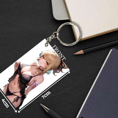 HENTAI Anime Unique Style 4 pcs Combo Keychain