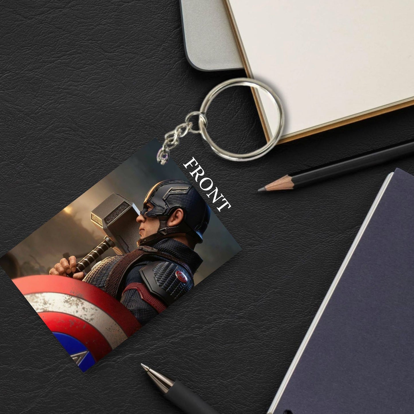 MARVEL Unique Style 4 pcs Combo Keychain