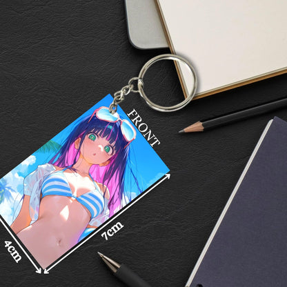 HENTAI Anime Unique Style 4 pcs Combo Keychain