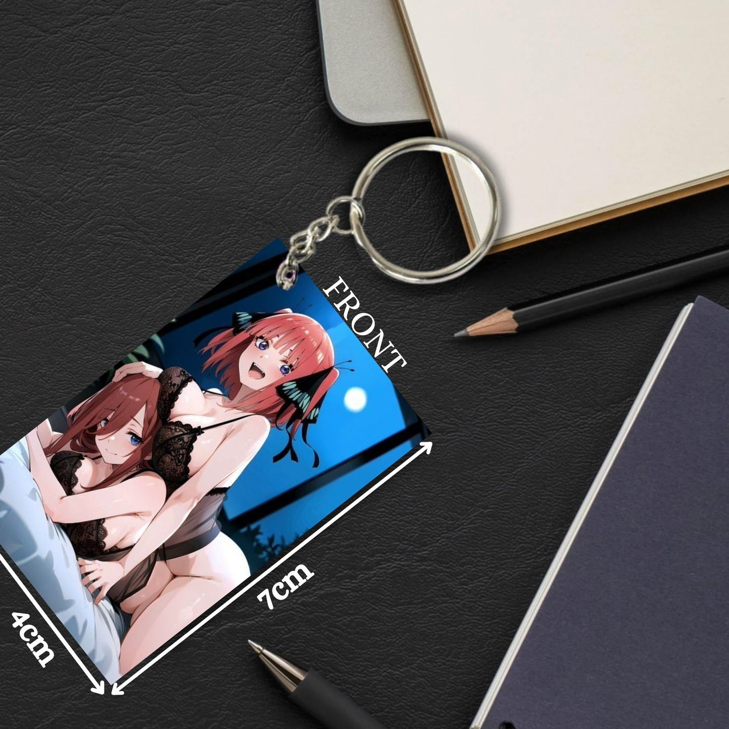 HENTAI Anime Unique Style 4 pcs Combo Keychain