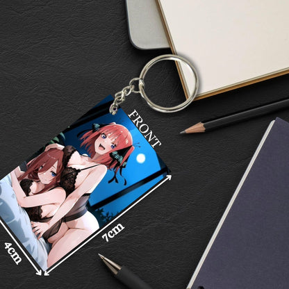 HENTAI Anime Unique Style 4 pcs Combo Keychain