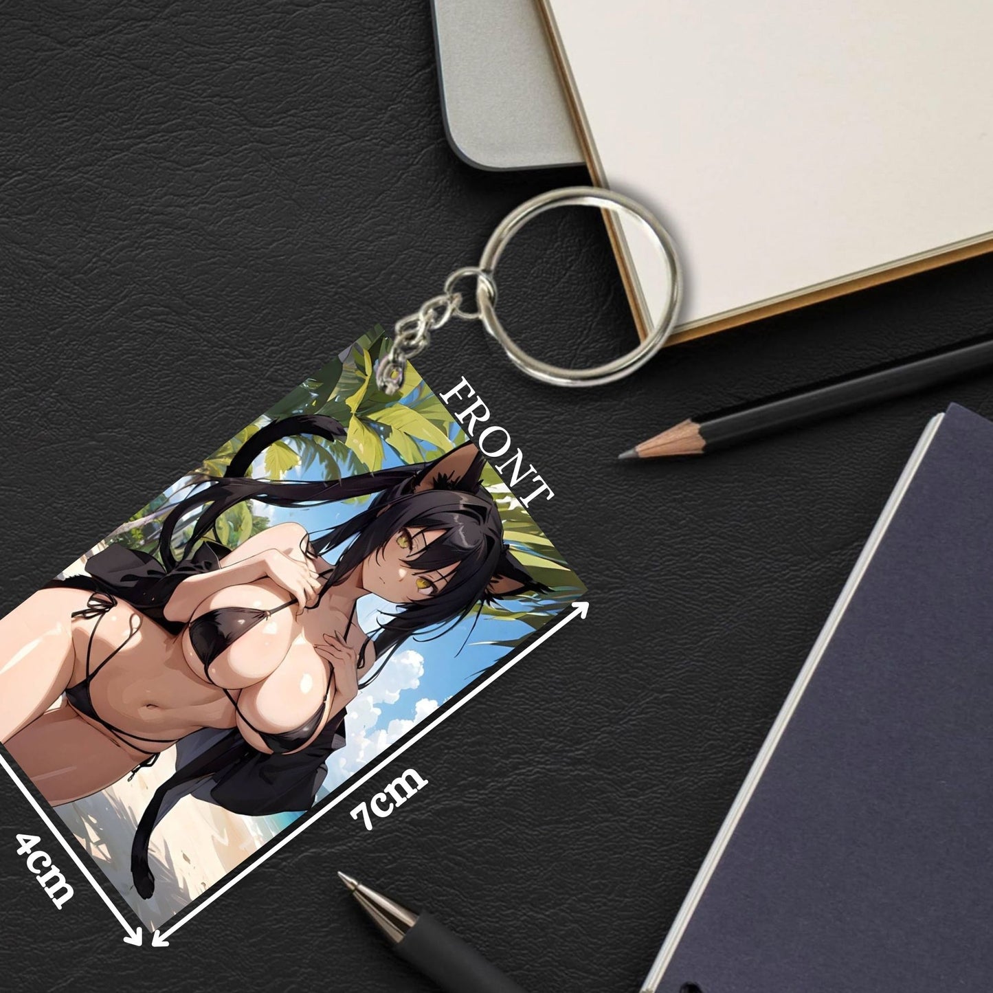 HENTAI Anime Unique Style 4 pcs Combo Keychain