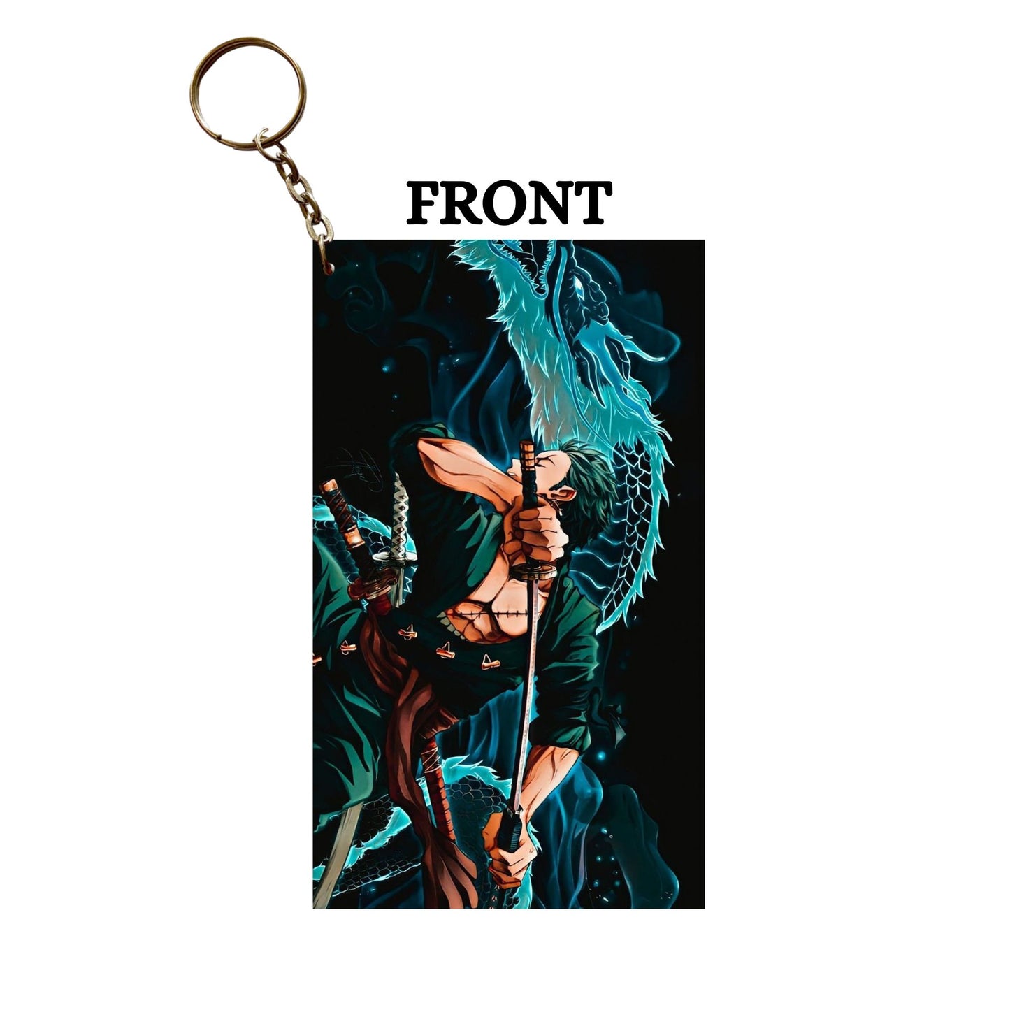 One Piece ZORO Anime Keychain