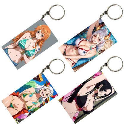 HENTAI Anime Unique Style 4 pcs Combo Keychain