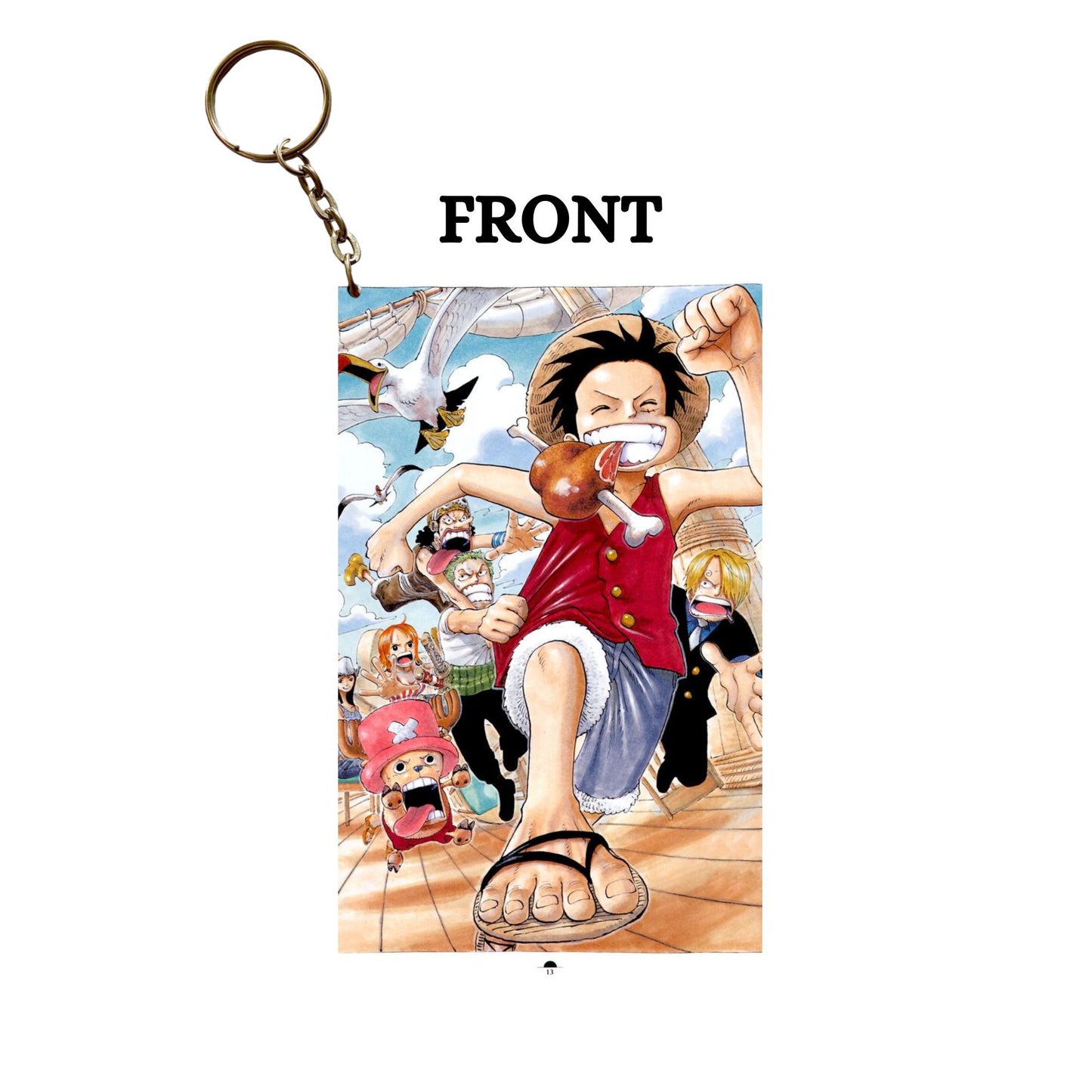 One Piece LUFFY Anime Keychain